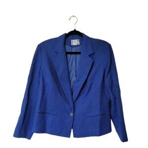 Pendleton Cobalt Blue Wool Blazer